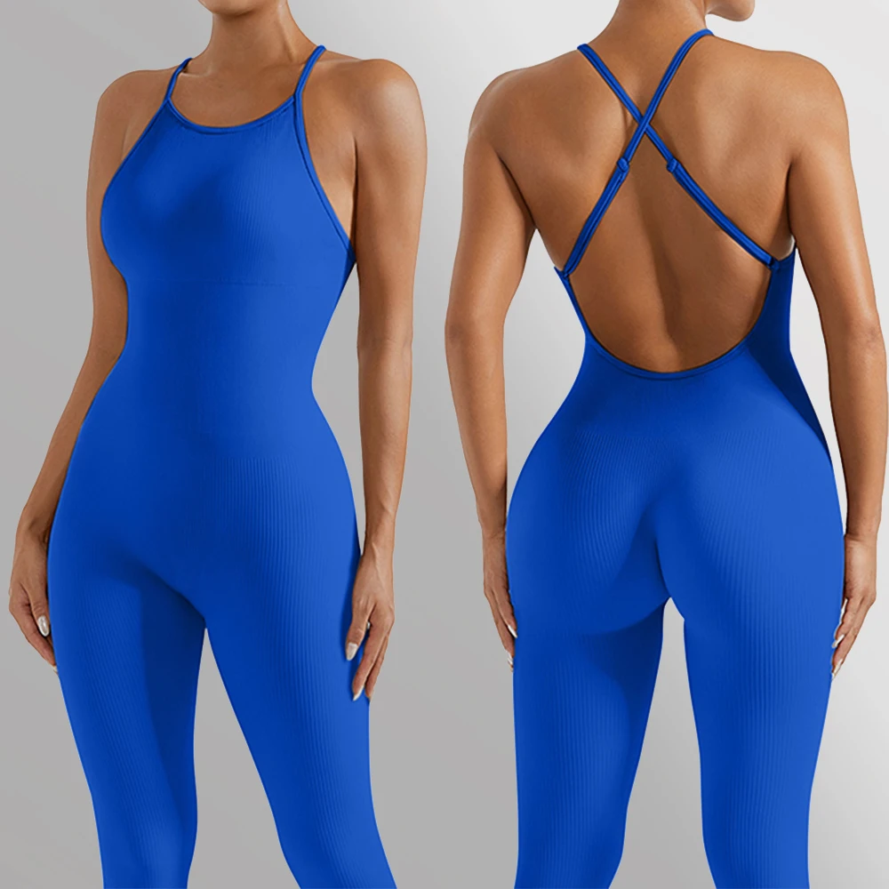 Monos Bodycon para mujer, ropa deportiva informal, traje de Fitness, ropa de gimnasio, monos, trajes de mujer