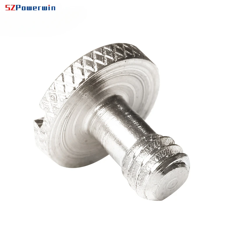 SZPowerwin 10pcs/lot Camera Screw 1/4 Inch Quick Release Screw Tripod Plate Mount Screw For Tripod Ball Quick Release Plate