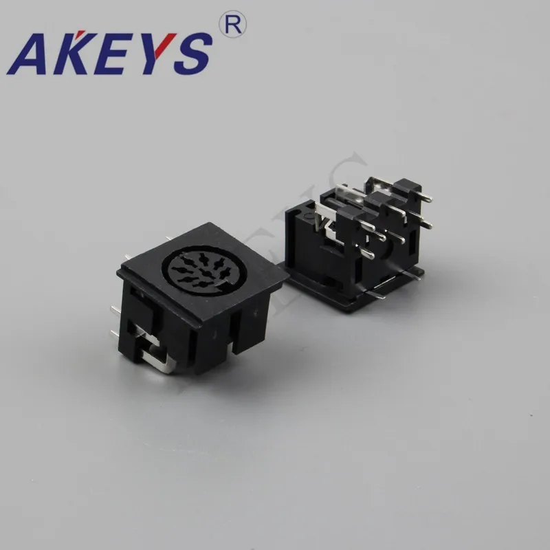 10PCS DS-8-03 Mounting Female DIN 8 Jacks S-video Adapter Sockets S Terminal