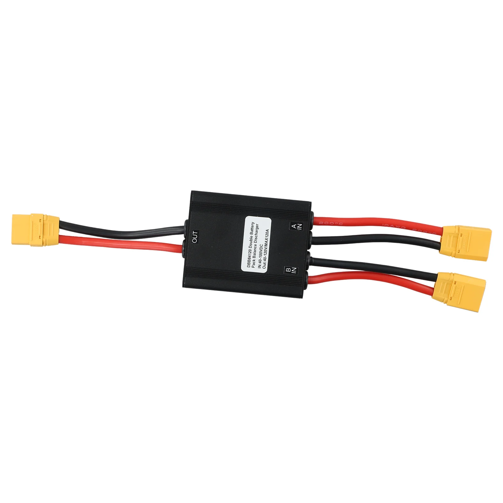

120A Battery Parallel Module Ebike Dual Battery Adapter Supports Two Battery Packs 250g Weight 40-100V Input Voltage