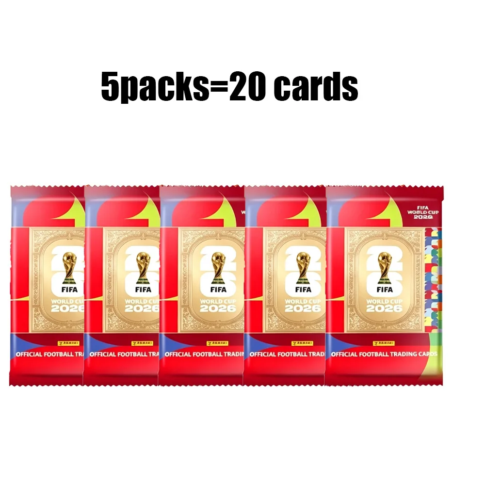 Official authentic FIFA World Cup new 2026 World Cup football card player collection flashcard board game view 2