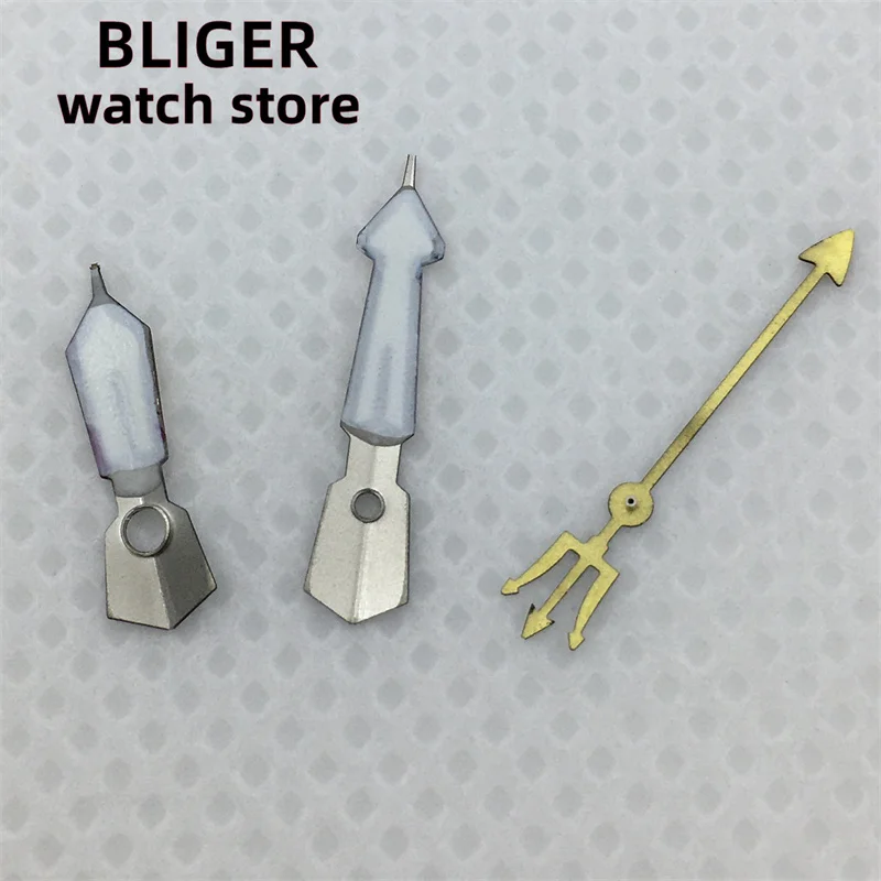 Blger nowe czarne czerwone ręce zielone świecące w ciemności dłonie do mechanizm automatyczny zegarków NH34, NH35, NH36, NH37, NH38, NH39