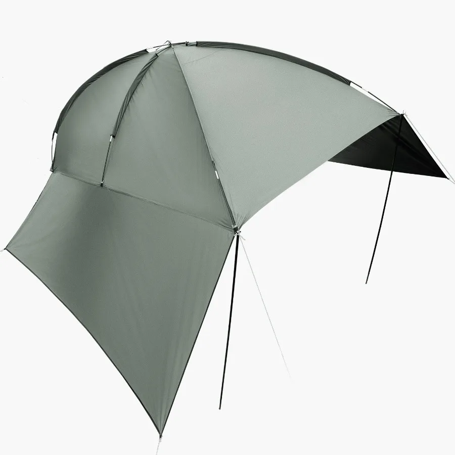 

Vehicle Awning Large 10' x 7' Shade Coverage Car Side Awning PU2000mm UV50+ Car Awning with Extended Side Canopies and Portable