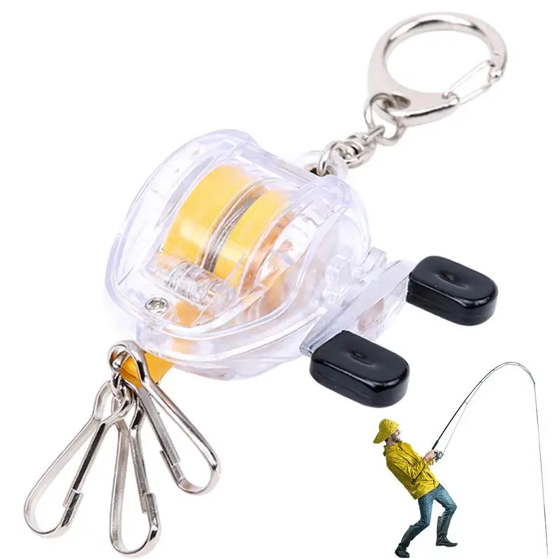 Fly Fishing Retractor Portable Fishing Tether Fishing Lure Keychain Tether Tools Bass Fishing Accessories For Raft Fishing