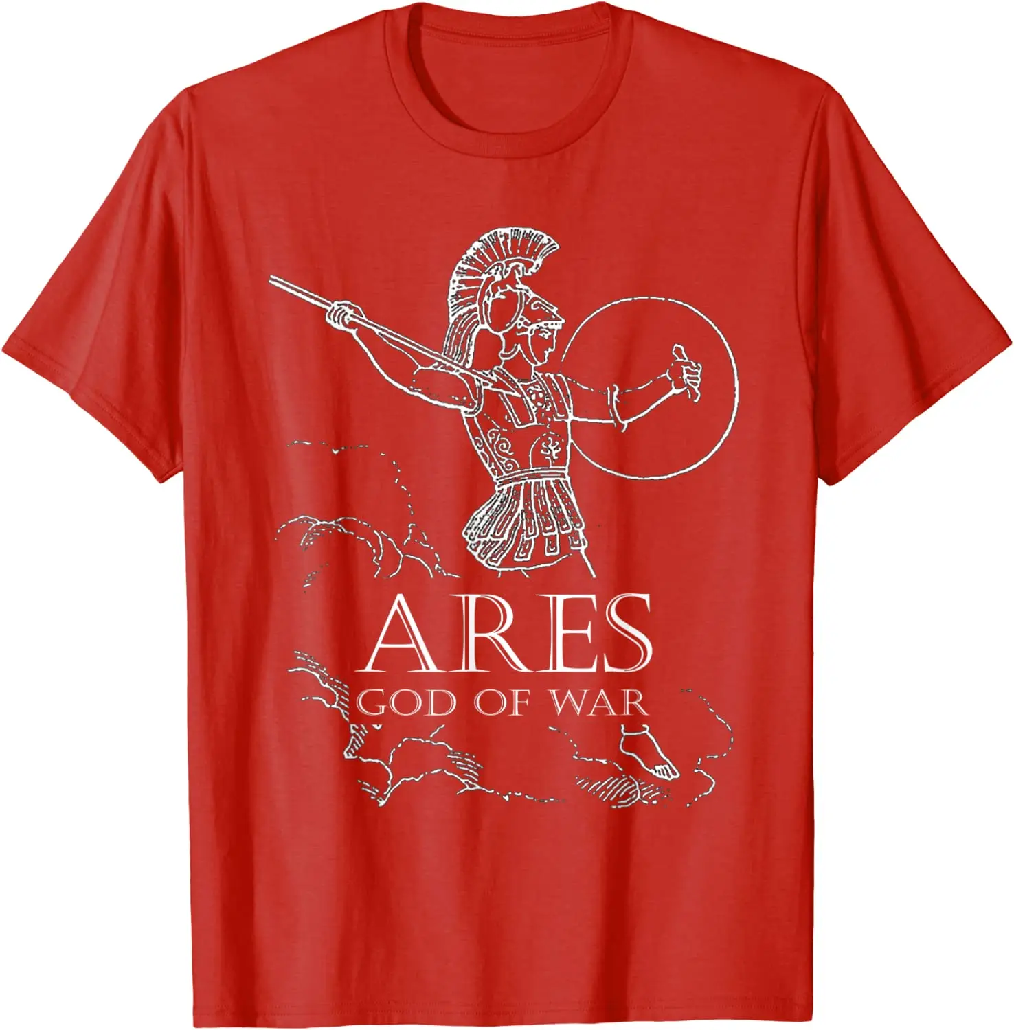 Ares War God Greek Mythology Men T-Shirt Short Sleeve Casual Cotton O-Neck Summer T Shirt Size S-3XL