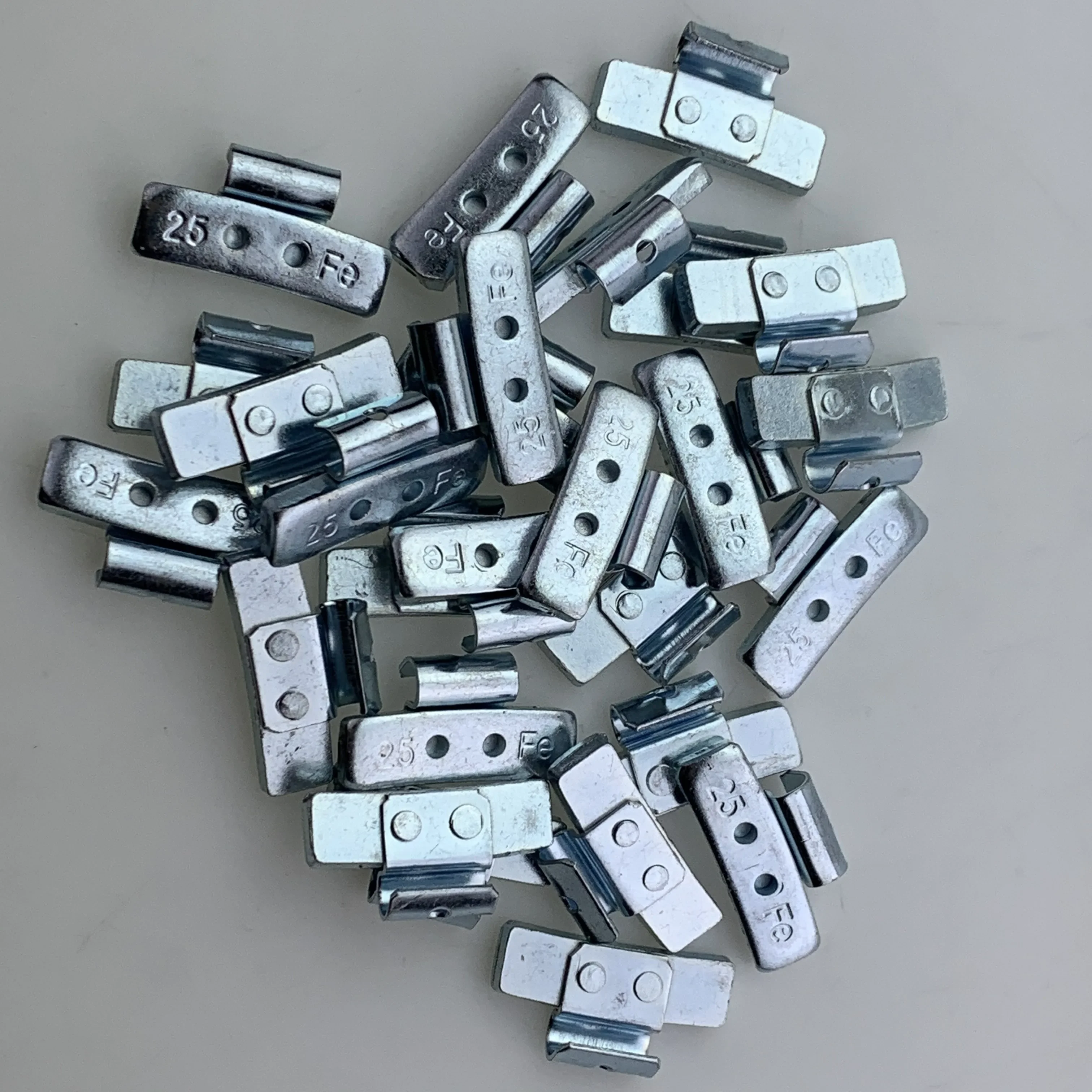 FOR Repair parts Accessories counterweight balancing alloy wheels (wide mouth) 25g iron weights (10) dismantling 1