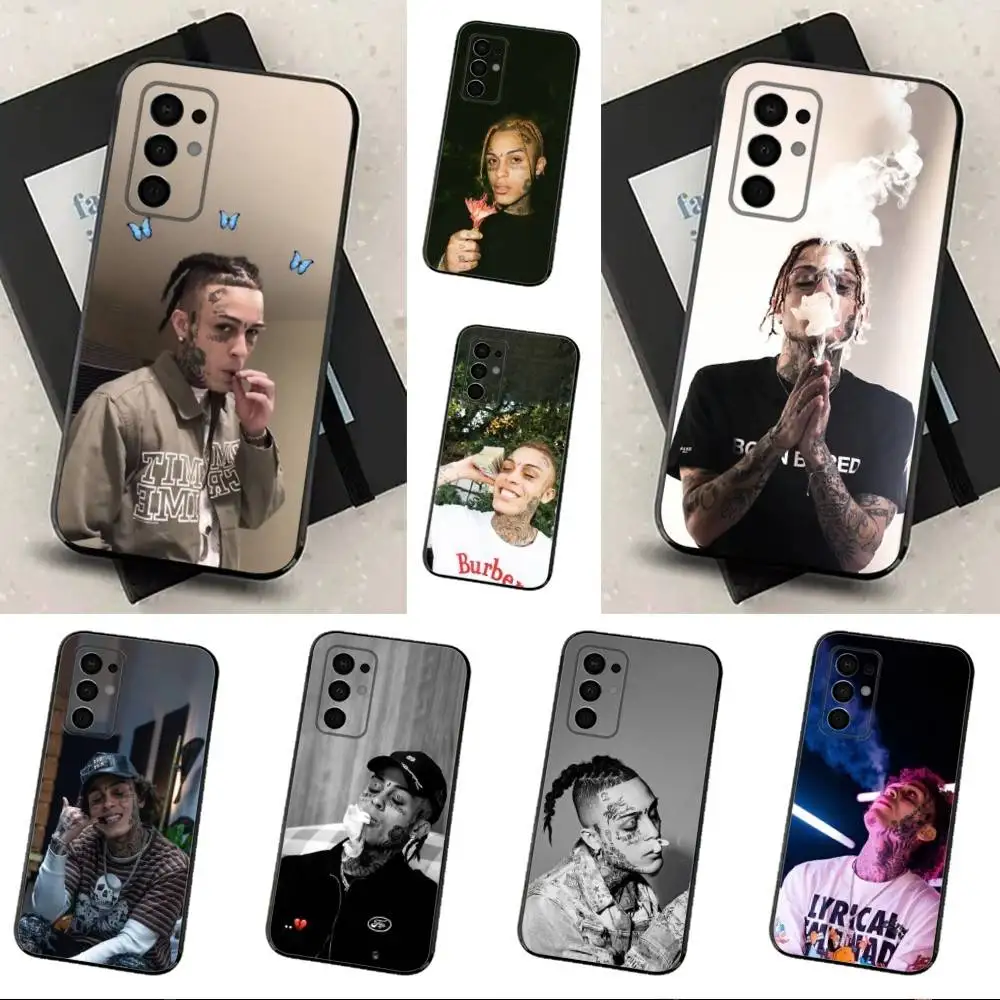 

Lil S-Skies Rapper Phone Case For Samsung Galaxy A73,31,32,72,41,53,52,71,22,5G,Note,J7,8,9 Soft Black Cover