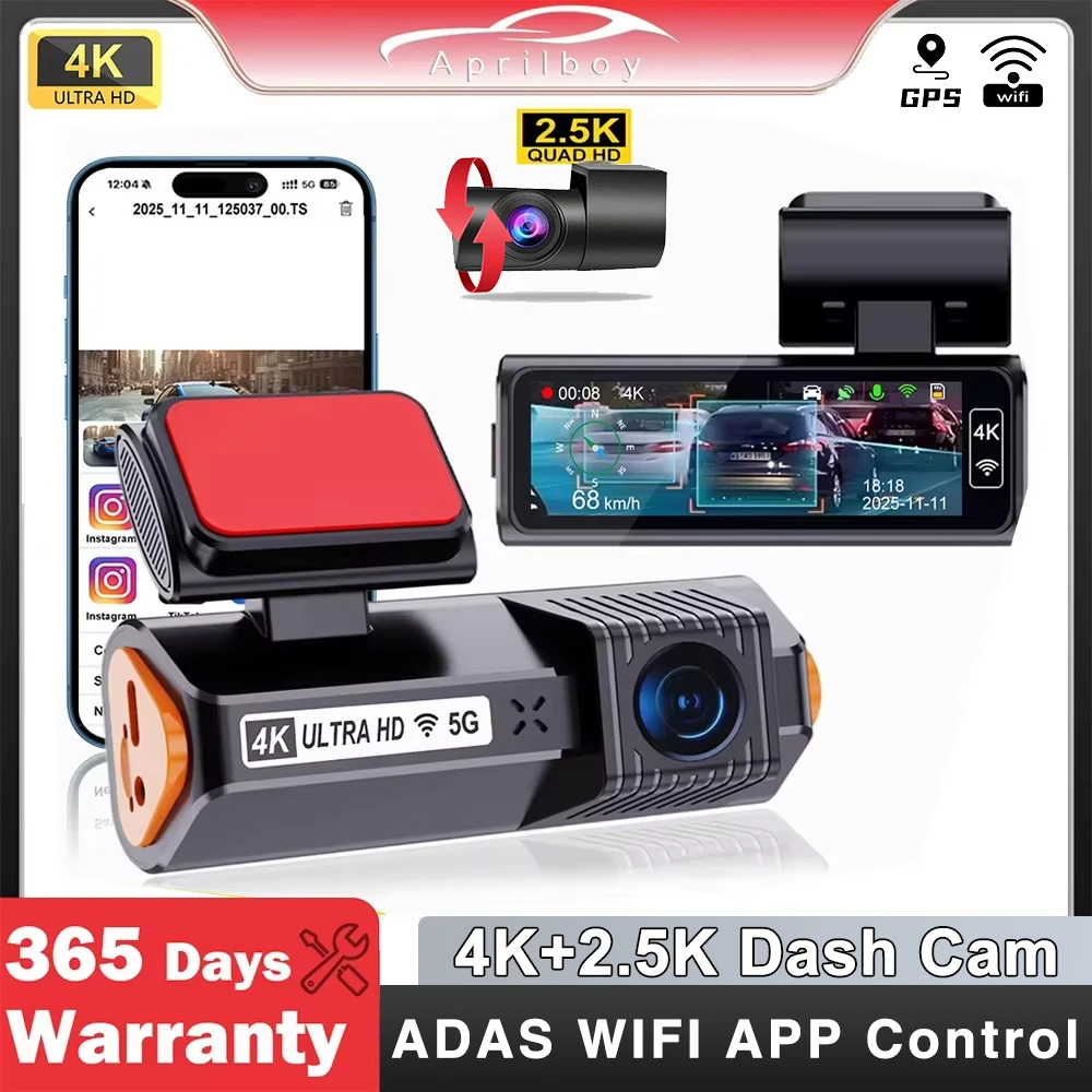 Dash Cam 4K Recordi…