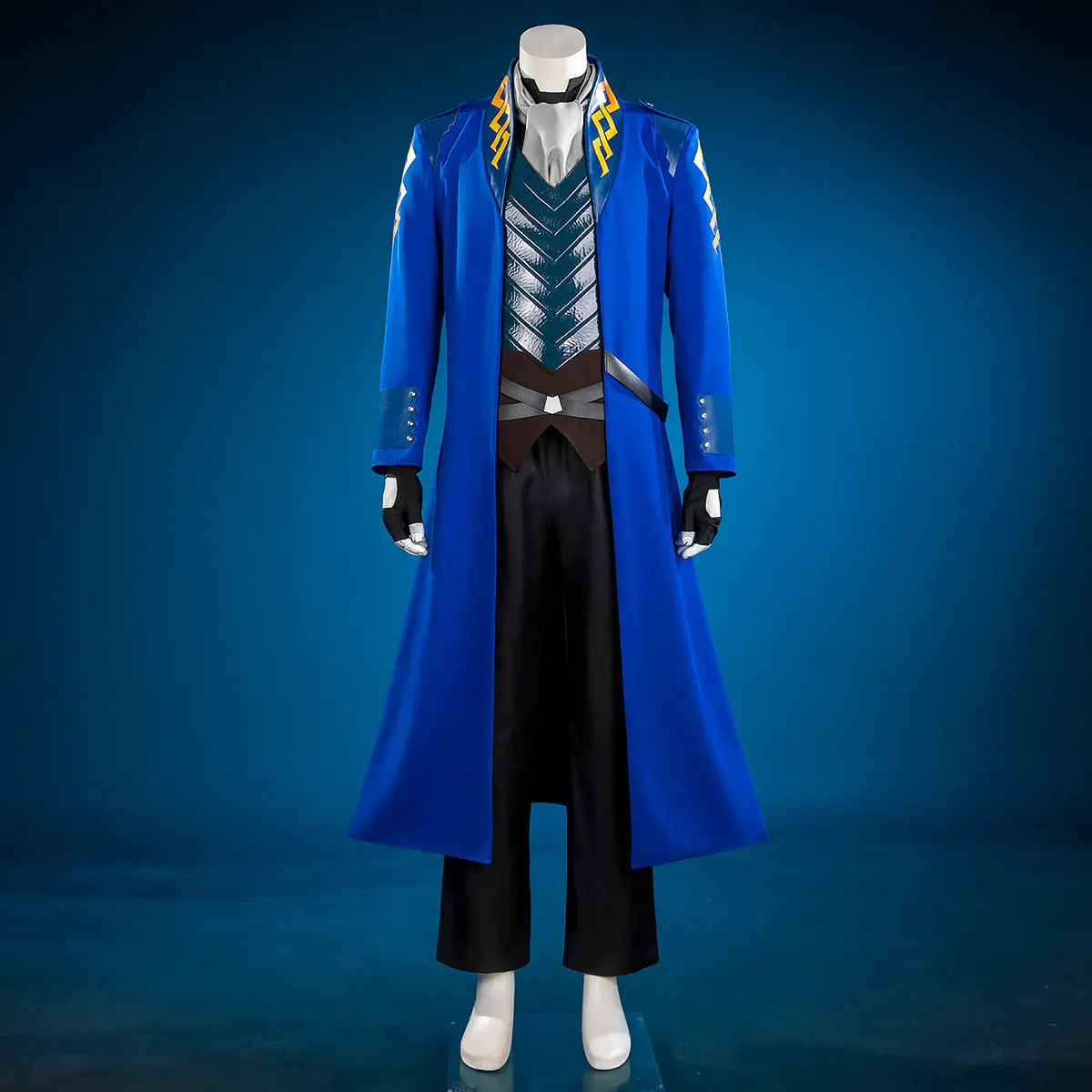 

Handmade Cos Outfit：DMC 5 Vergil Full Set Cosplay Costume Outfit Uniform Halloween Carnival Party Christmas Play Role Clothes