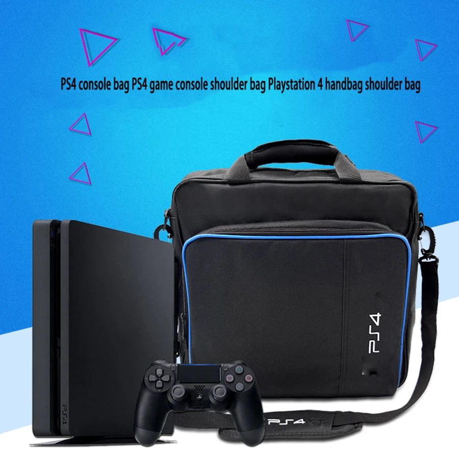 Suitable for Sony PS4 console storage bag, PS4 shoulder tote bag, PlayStation game console accessory bag