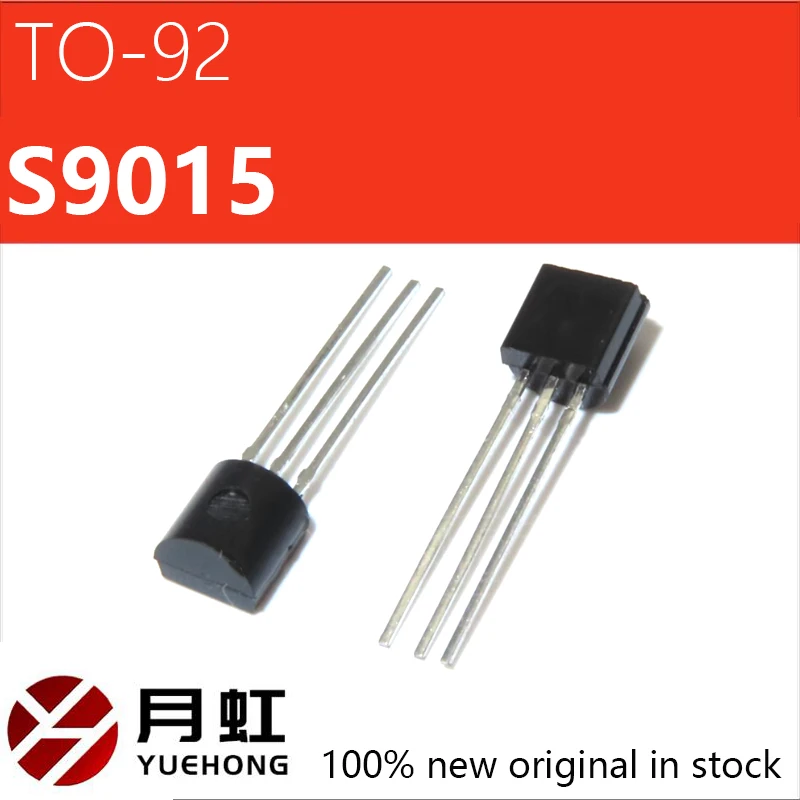 

100/500/1000pcs New S9015 TO-92 transistor PNP 0.5A/40V