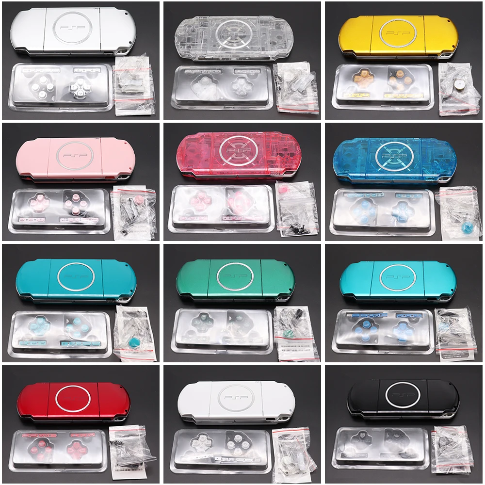 

For PSP3000 Housing Shell Case with Buttons For Sony PSP 3000 Game Console Controller Full Cover Set Repair Part