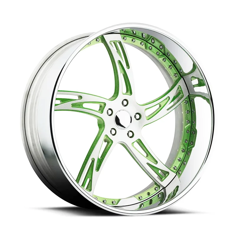 New Trends 6061-T6 Alloy Wheel Hub 18 19 20 21 22 23 24 Inch High Quality Aluminum Chromium Wheel 4 Piece Wheel Hub