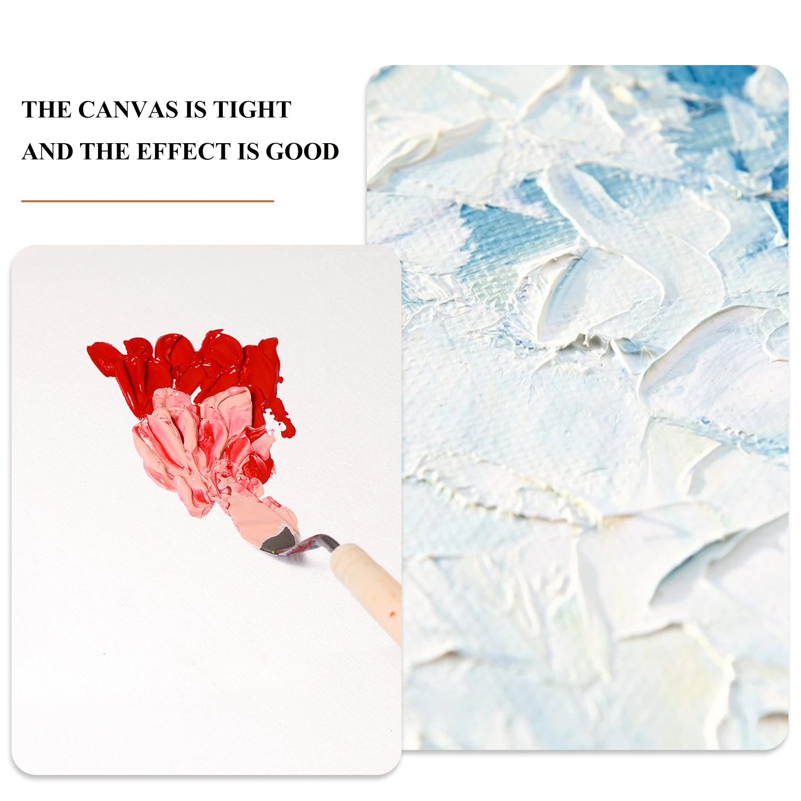 

1Pcs Painting Stretcher Frame Durable Density Board Canvas Oil Painting Frame Ideal for Beginners Personal Professional Use