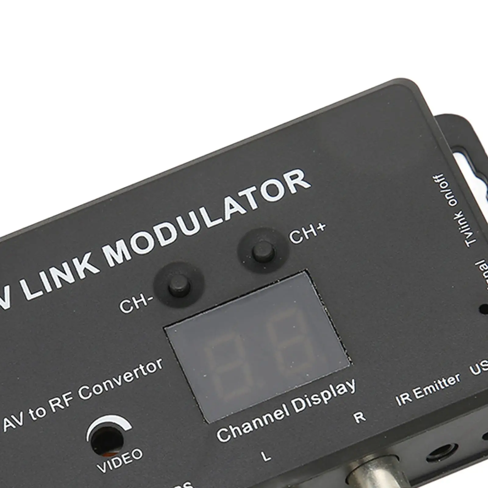 Mini modulateur TV HD, convertisseur AV vers RF avec PAL/NTSC, prise en charge de l'interface de limitation domestique, amplificateur RF