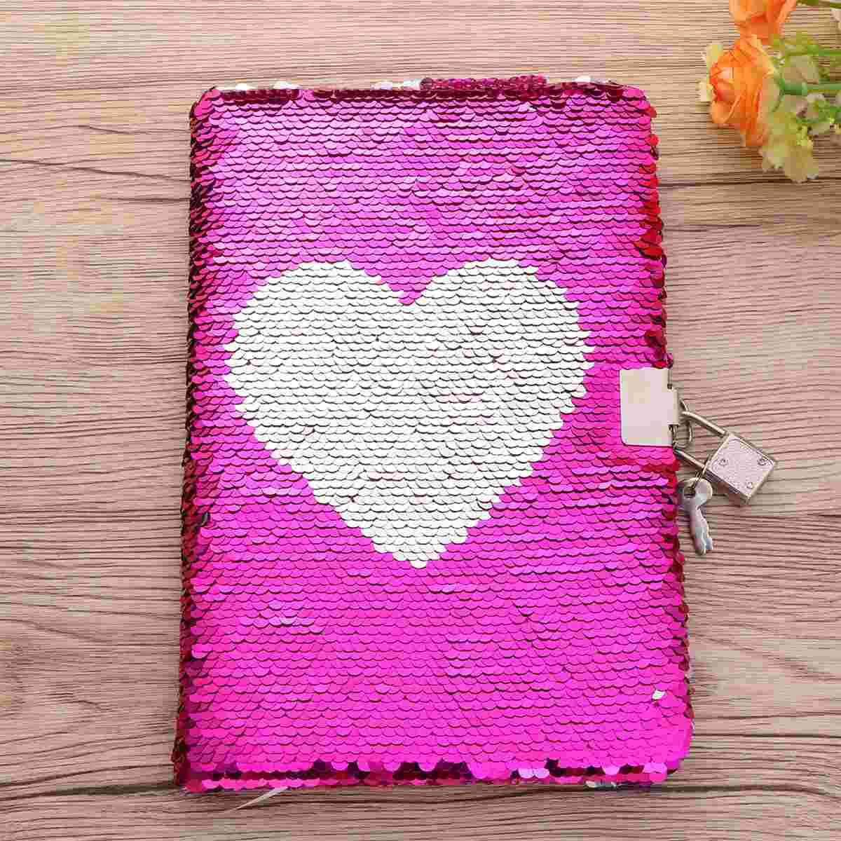 

Birthday Present with Lock Miss Travel Notebook Gift Private Journal Doodles Love Heart