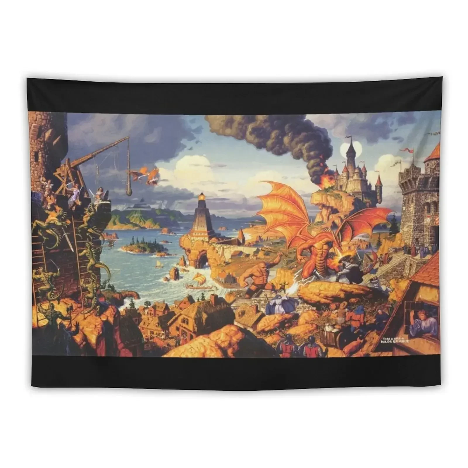 

Ultima Online 8k Poster Tapestry Art Mural Decoration Bedroom Home Decorating Tapestry