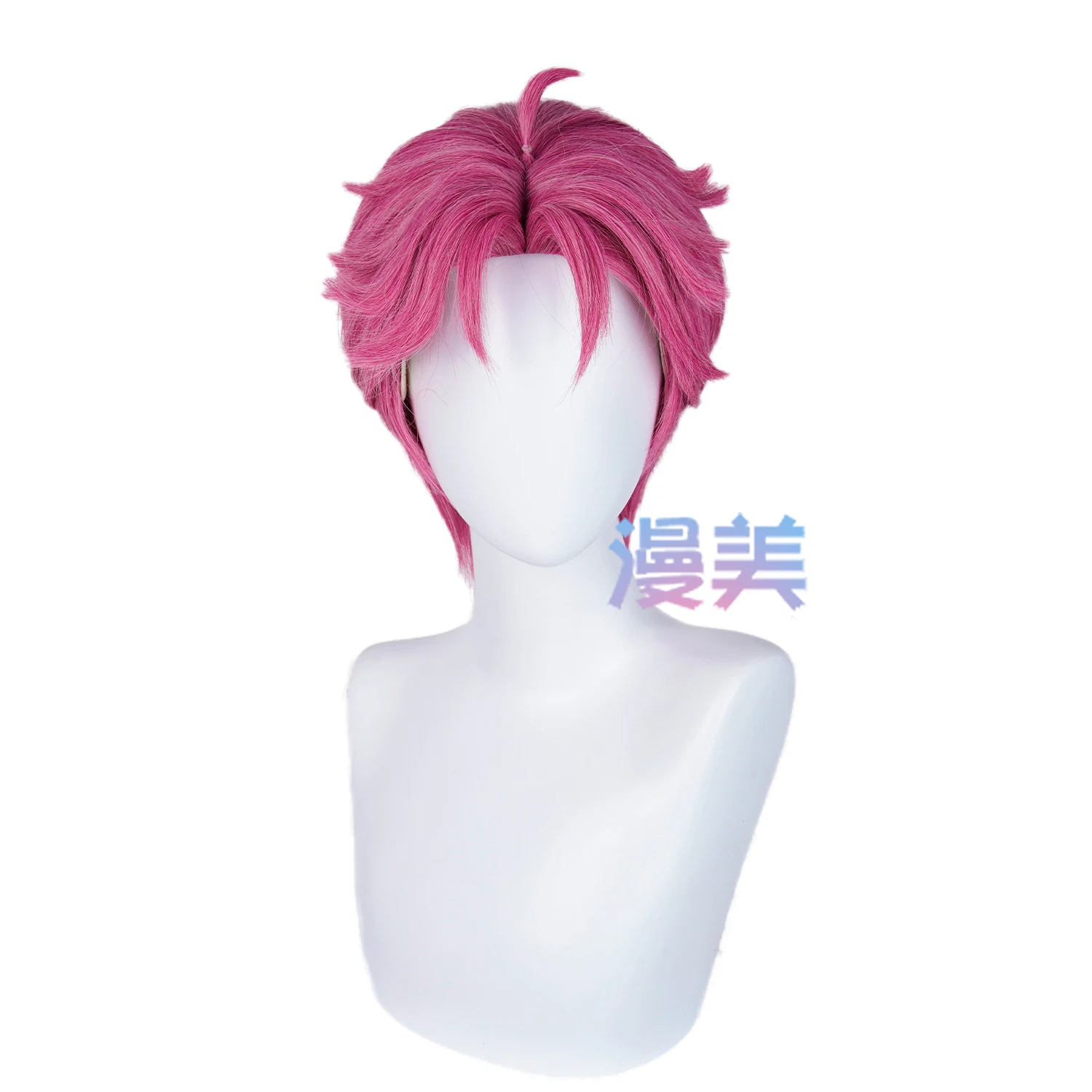 Anime KPop Dämon Hunters Abby Cosplay Perücke Saja Jungen Abby Perücke Dämon Himbeere Haar Für Hallowmas Party Comicon Erwachsene Frauen Männer