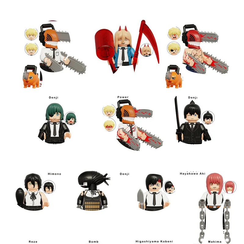 

Коллекционные мини-фигурки в стиле аниме, конструкторы-блоки, сборные модели для самостоятельной сборки, подарок для любителей аниме и детей