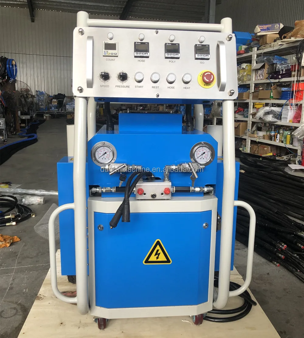 E20 Electric Drive Polyurethane Pu Foam Spray Machine Closed Cell Insulation Sprayer Reactor Equipment For Sale