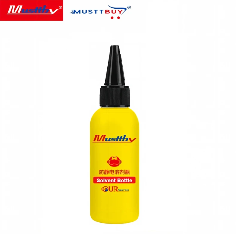 Musttby G28 Anti‑static ESD Alcohol Bottle Leakproof Plastic Liquid Dispenser For Motherboard Cleaning Phone Repair Tool