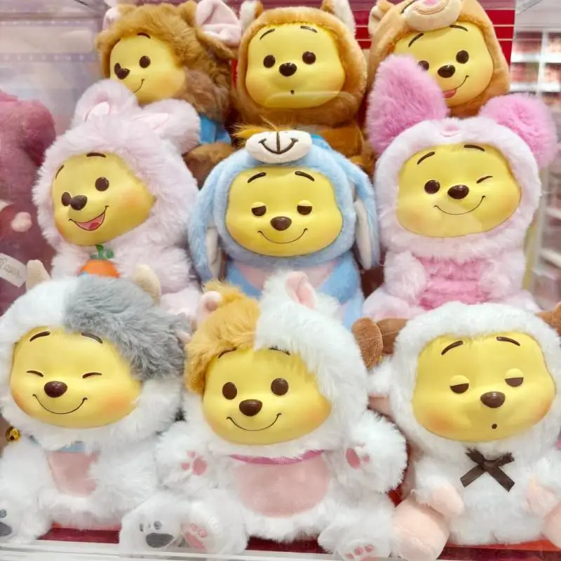 

Genuine Disney Pooh Bear Pendant Blind Box Series Naughty Party Vinyl Model Collect Ornament Cute Toy Children'S Birthday Gift