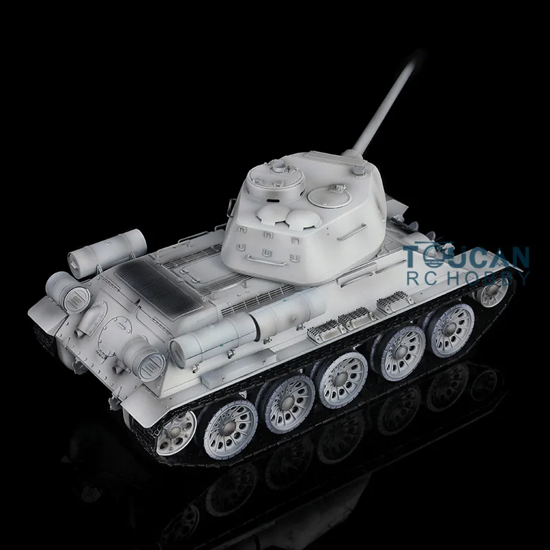 HENG LONG 1/16 FPV-camera Kunststof 7.0 T34-85 RC-tank 3909 360 °   Torentje Stalen Versnellingsbak Motor Aandeel Rook BB Schieten TH17774