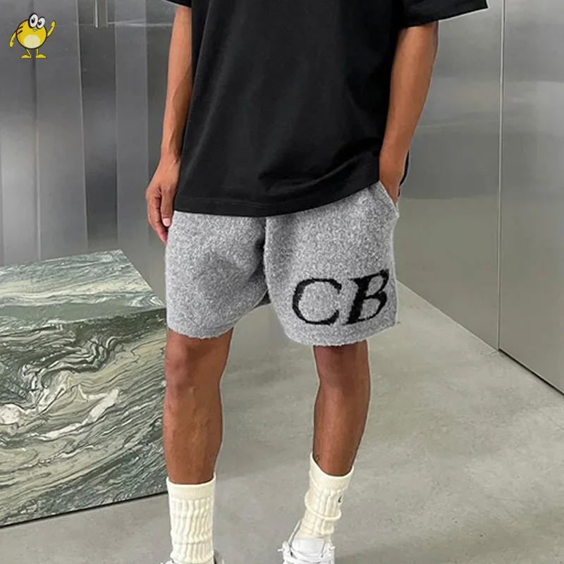 2024 New Knitting CB Shorts Men Woman 1:1 Top Quality Fashion Classic Jacquard Logo Joggers Streetwear