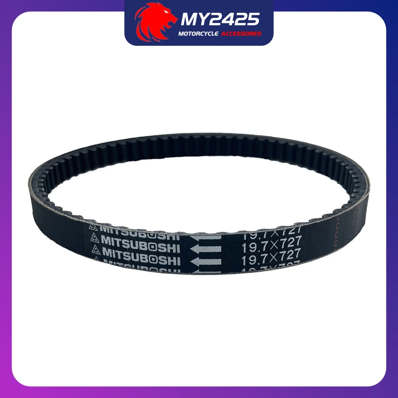 727x19.7 CVT Drive Belt For Sym Z1 125 Gtevo Jet Power125 GR125 XS125T-17 JP150 4T 727 19.7 1B01F6A01 23100-F6A-0001