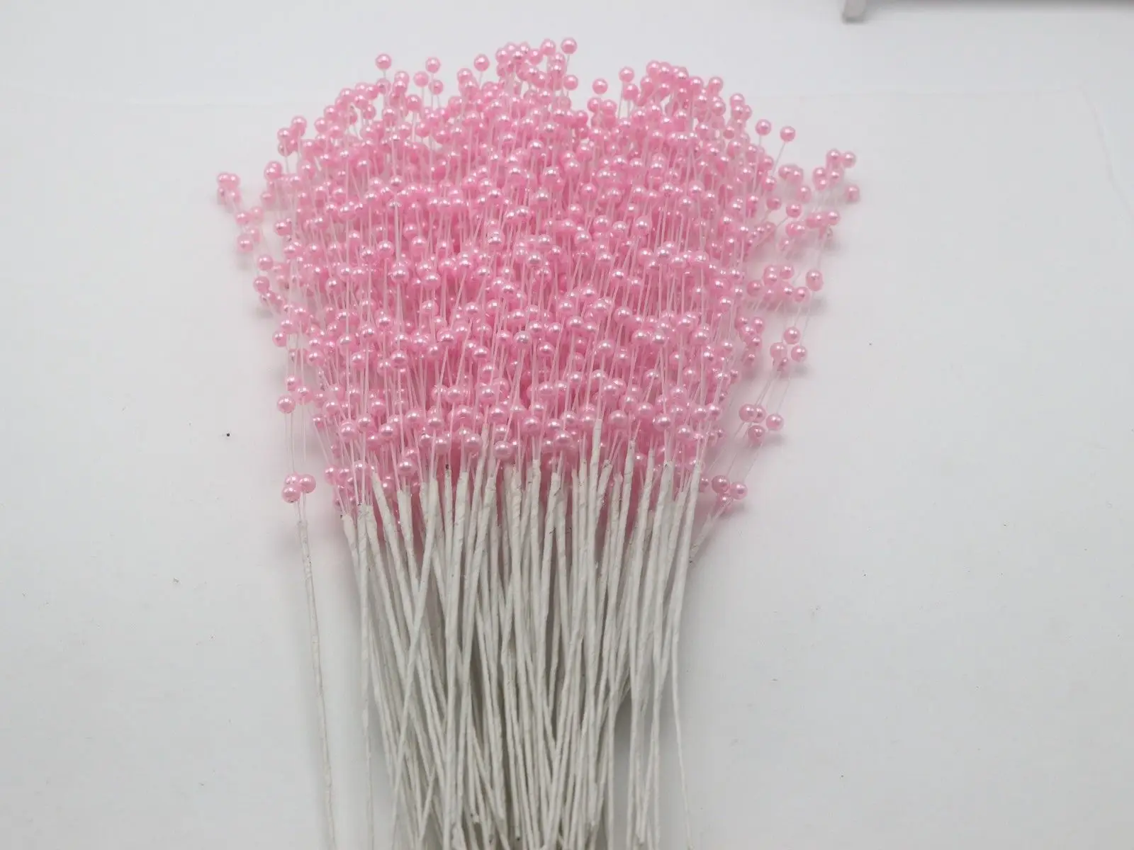 20 Bunch Pearl Flower Stem Beads Garland Sprays Bridal Bouquet Wedding Party image 5