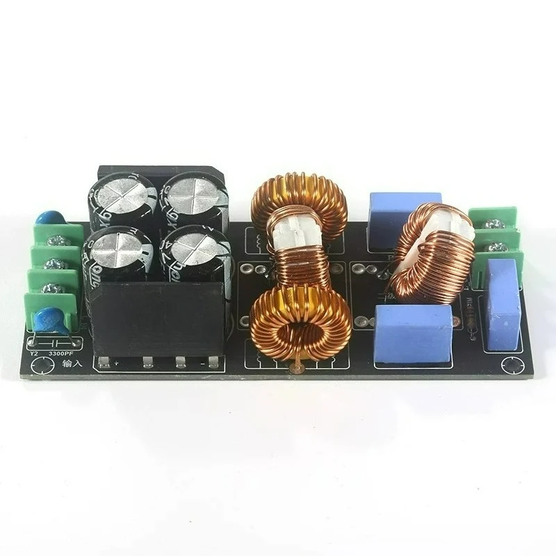 High Current EMI Power Filter, Common Mode & Differential Mode EMC Noise Suppression Filter for Audio Amplifier Speaker quipment