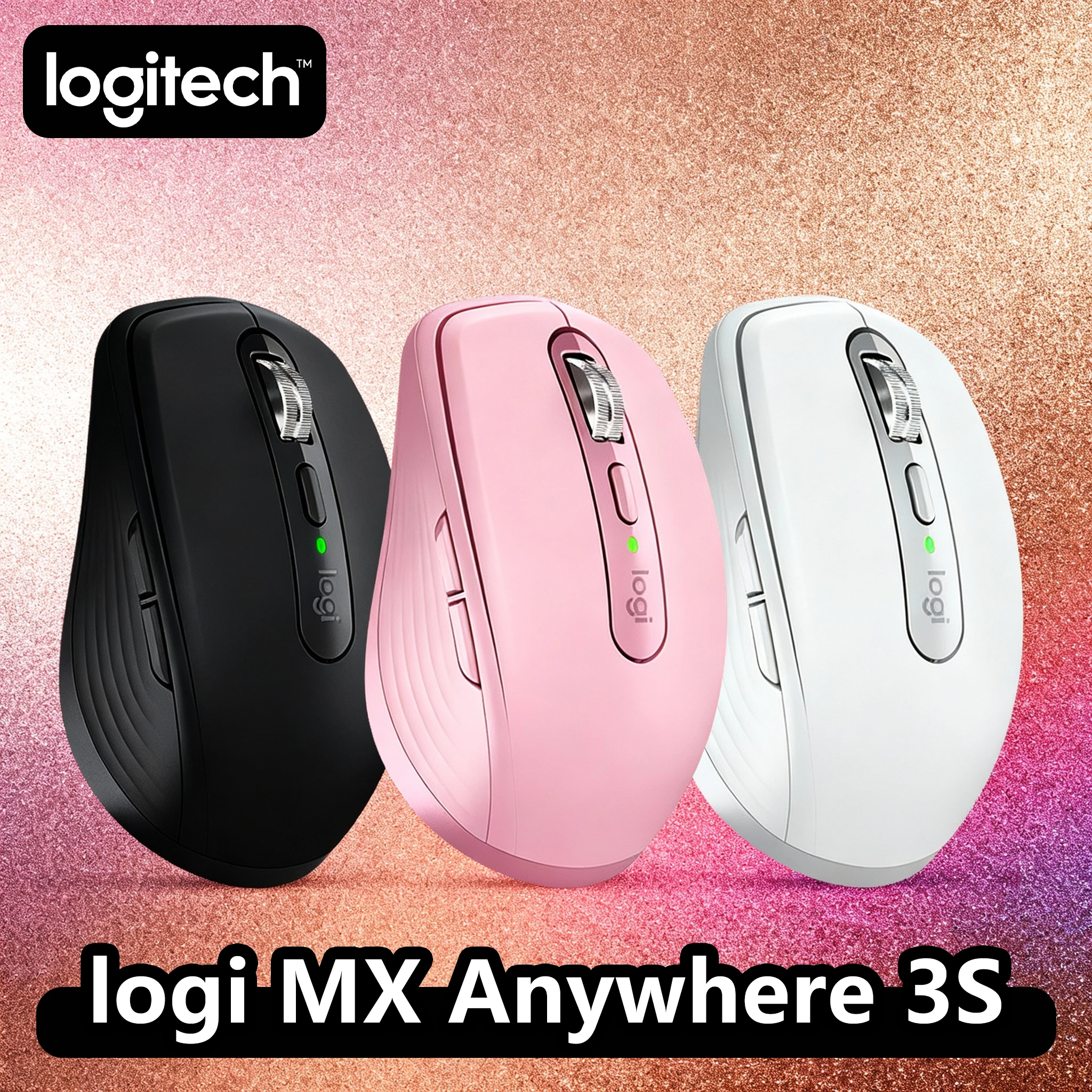 Logitech MX Anywhere 3S/G305/ M650/ G402Wireless Bluetooth Mouse Silent Office Laptop Mice For PC/Mac/Multi-Device Right Hand Mo
