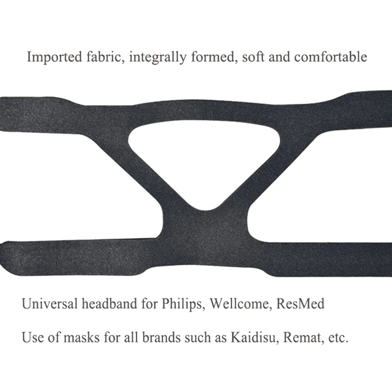 Hot-3X Universal CPAP Mask Headgear Strap For Resmed Mirage Series,  Respironics CPAP (Headgear Only)