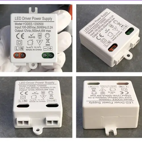 3W 6W 10W 12W DC12V 24V Lighting Transformer 250MA 500MA 830MA 600MA Driver Suitable For LED Light Strip 3528 5050 Power Supply - Image 5