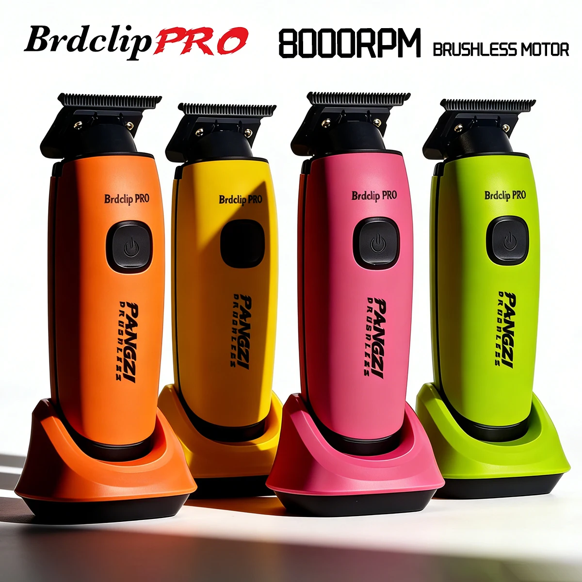 

Профессиональная машинка для стрижки волос BRDCLIP JH-729 с высокоскоростным бесщеточным мотором 8000 об/мин, лезвиями из нержавеющей стали и керамики, база, аккумулятор 1400 мАч