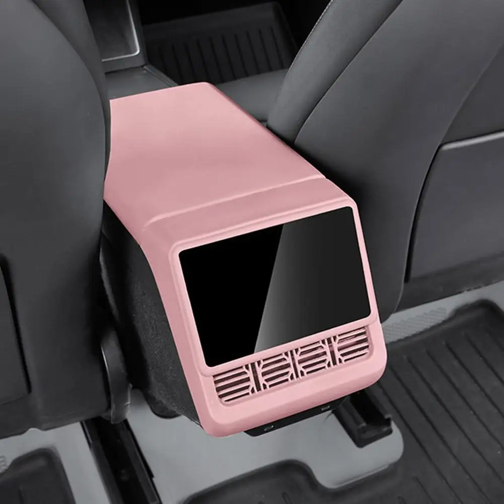 Für Tesla Model 3 Y YL Silikon-Lüftungsgitter-Abdeckung, wasserdichte Innenraum-Dekorations- und Schutzausstattung für die Lüftungsgitter an der Rückseite des Bildschirms – Detail 12