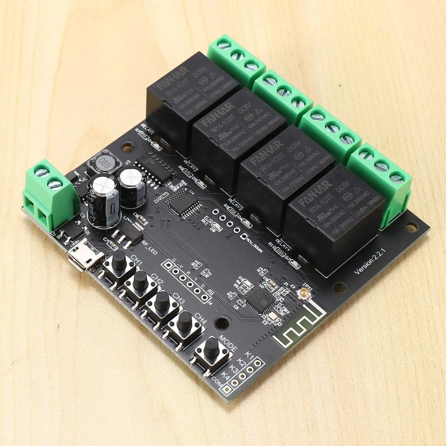 Y45A-4CH Tuya interruptor WiFi módulo de interruptor relé inalámbrico Smart Life aplicación remota Control temporizador inteligente para interruptor de hogar inteligente