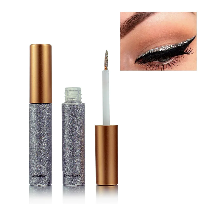 Set Shimmer Eyeliner cosmetici per il trucco colorato brillante Glitter Eyeliner liquido matite a lunga durata strumenti Makeip