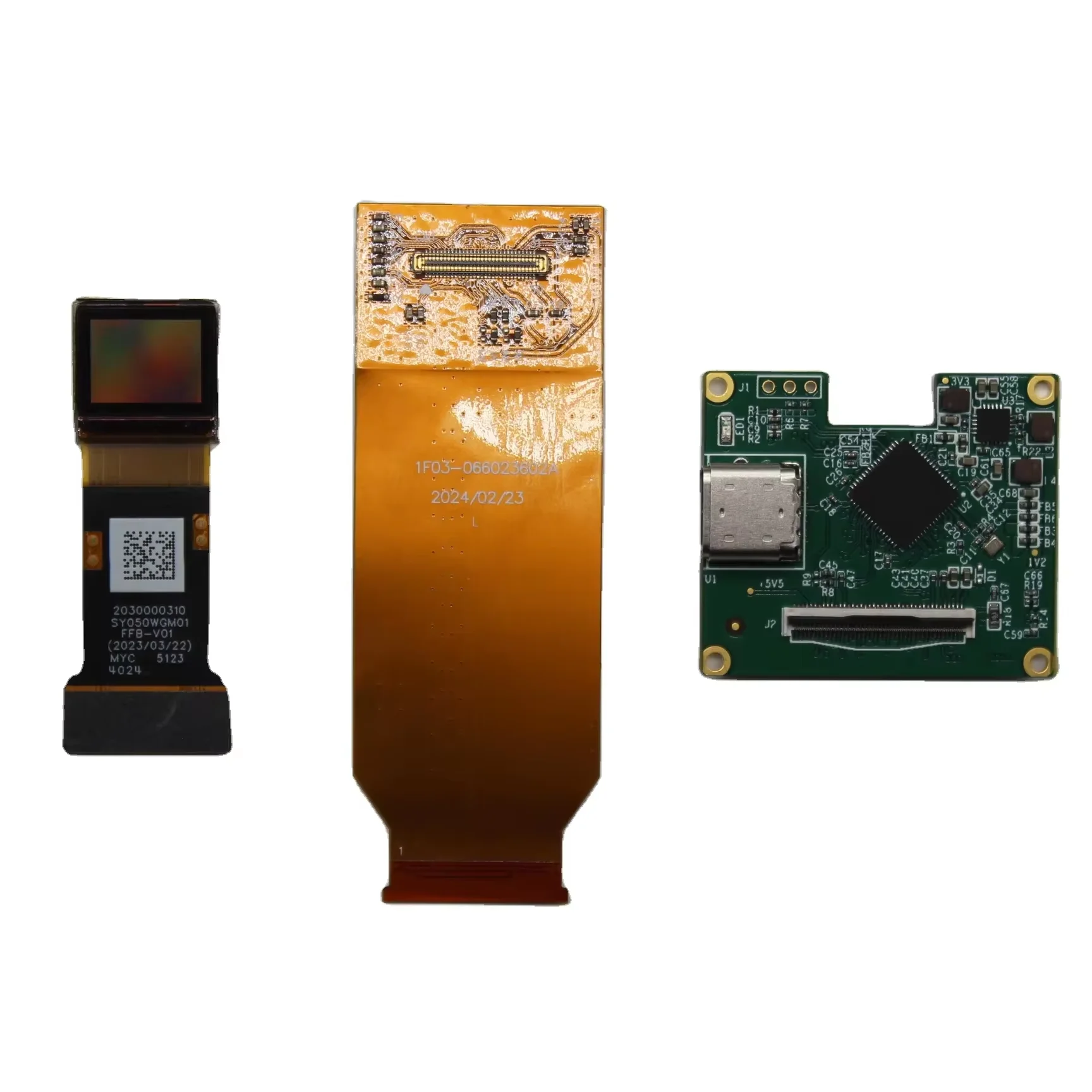 TV050F7TSLS01 0.5 Inch 1600*1200 1000nits Full Rgb Oled Display With Type-c Driver Board Micro Oled Panel Manufacturer