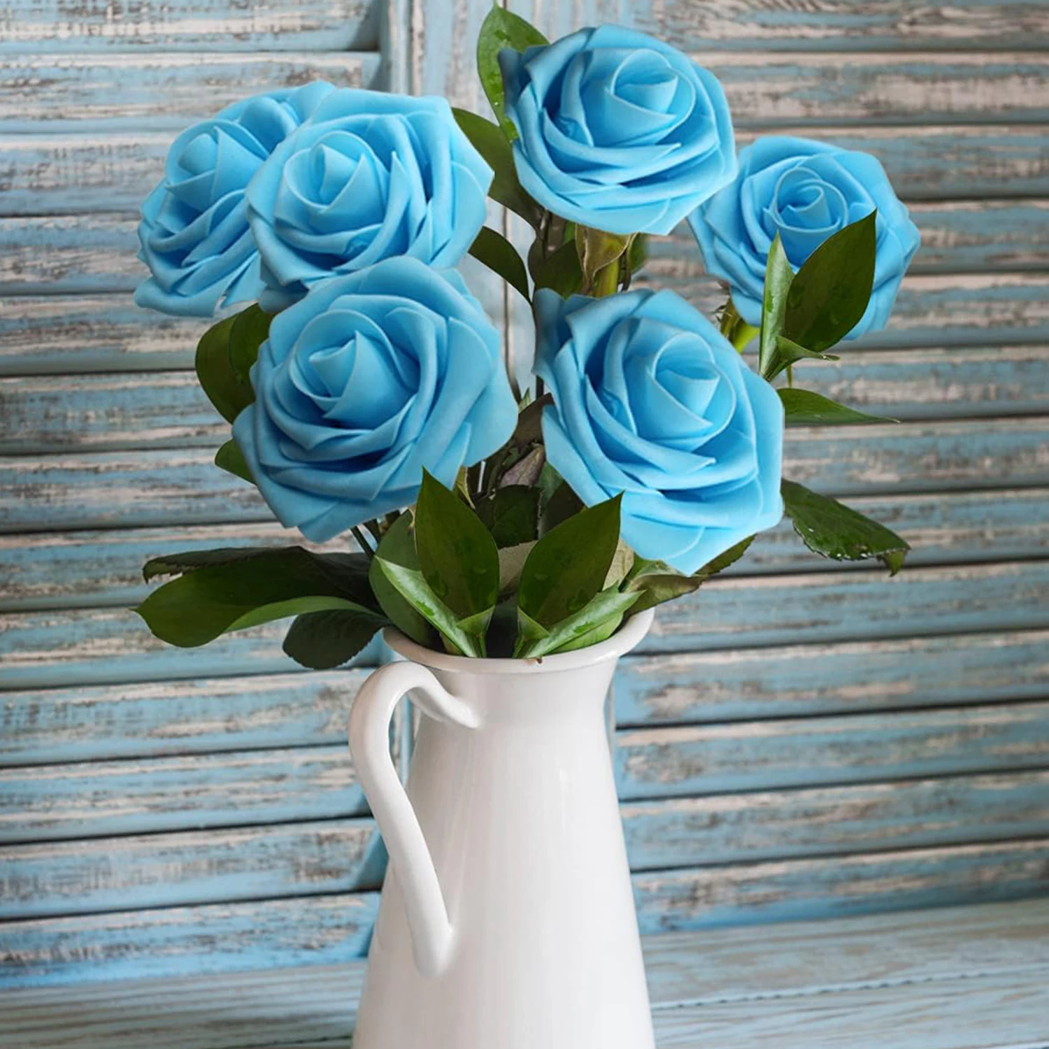 Künstliche Blumen aus PE-Schaum, Rosen für Hochzeitskränze, Brautsträuße, Festdekoration, Zubehör für Haus, Zimmer, Garten, DIY, Günstige Requisiten – Detail 3