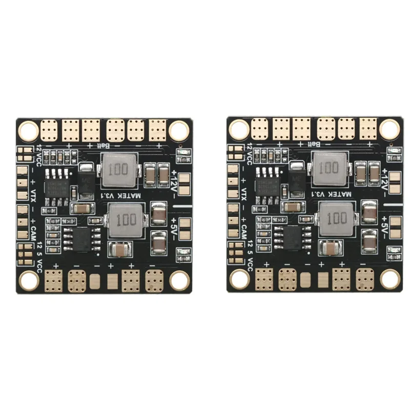 Matek Mini Power Hub stroomverdeelbord PDB met BEC 5V en 12V voor FPV QAV250 ZMR250