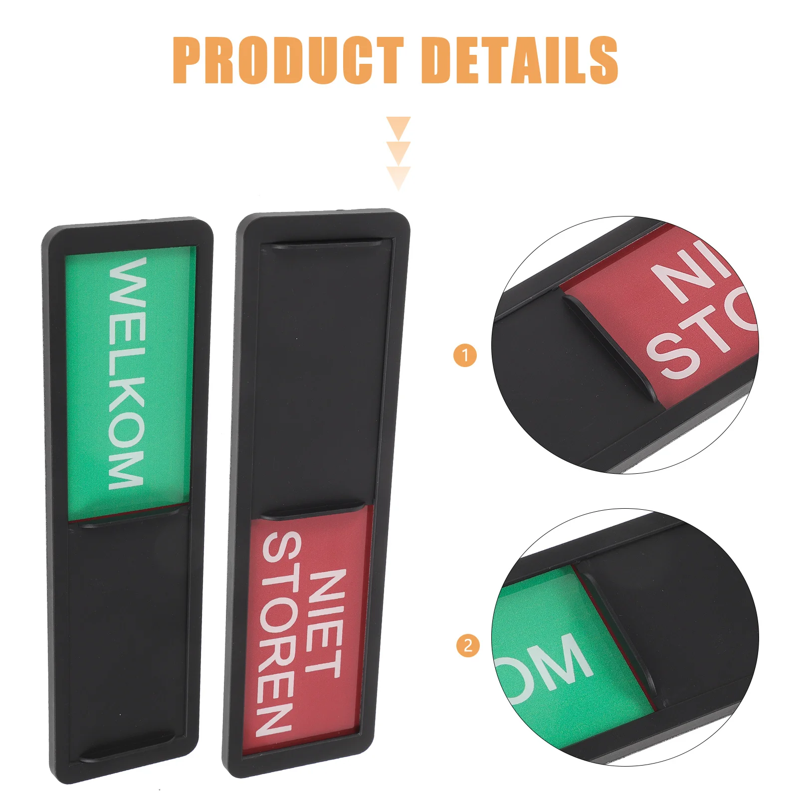 2Pcs Do Not Disturb Magnetic Indicator Sign Compact Design Clean Dirty Status for Refrigerator Oven Dishwasher Use