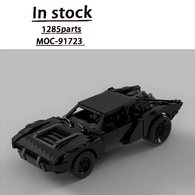 

MOC-91723 Black New Sports Iconic Supercar Building Block Model 1275 Parts Boys Children's Birthday Christmas Toy Gift