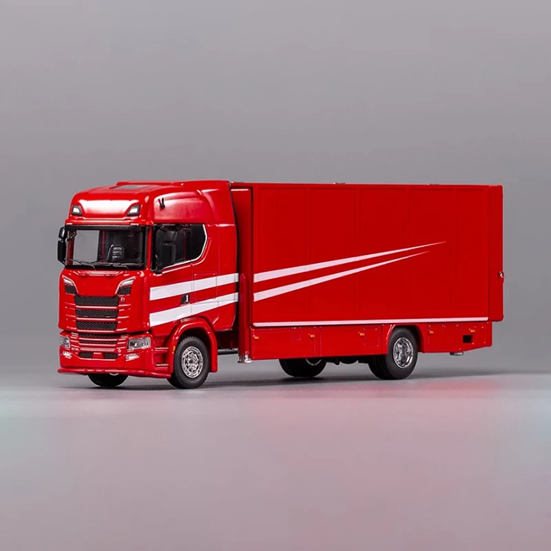 GCD Diecast 1:64 Scale S730 Alloy Delivery Truck Model Finished Product Simulation Toy Static Model Collection Gift Souvenir