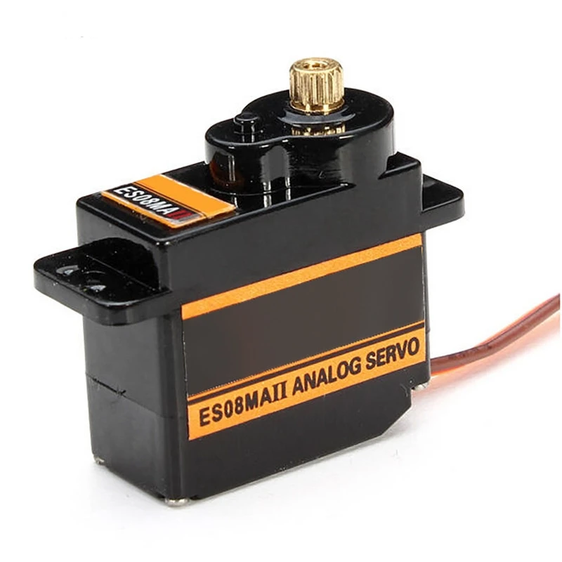 ES08MA 12 جرام/1.8 كجم/10 ثانية 180 °   البلاستيك / المعدن والعتاد مايكرو سيرفو لعبة روبوت نموذج RC الخ.