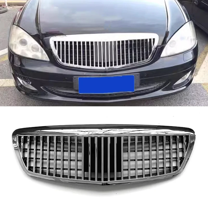 

Передняя решетка радиатора для Mercedes-Benz W221 S-Class S320 S350 S400 S430 S450 S500 S600 2005-2008, тюнинг-аксессуары