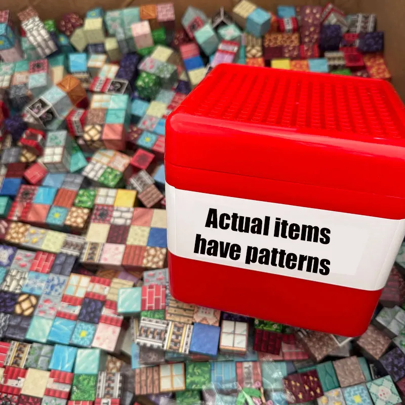 16cm 대형 수납 상자 자석 블록 마인 마그넷 월드 세트 퍼즐 장난감 어린이용 몬테소리 감각 큐브 생일 선물