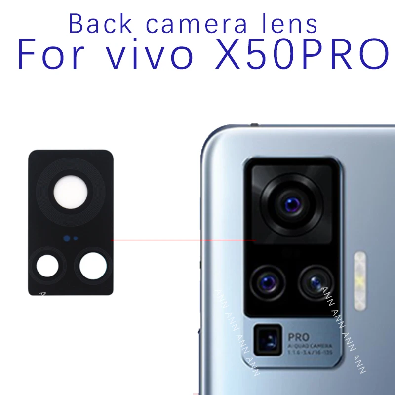 Back Rear Camera Glass Lens For VIVO X50 X60 X70 X80 X90 Pro+ Pro Plus Replacement Parts