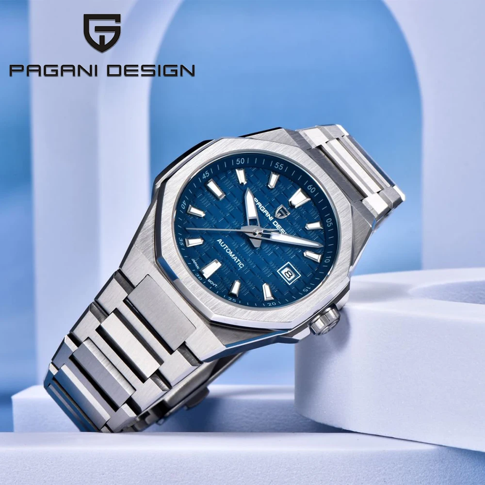 2025 جديد PAGANI تصميم الرجال ساعة ميكانيكية العلامة التجارية الأعلى الأعمال الياقوت الزجاج ساعة أوتوماتيكية مقاوم للماء ساعة مضيئة للرجال