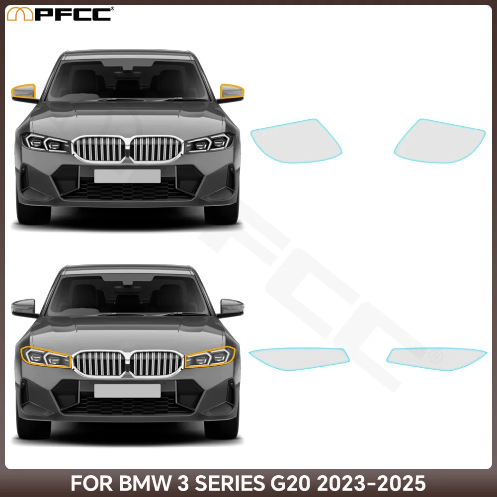 

Pre-cut Paint Protection Film For BMW 3 Series G20 M Sport 2019-2022 PPF TPU Transparent Headlight Rearview Film Body Sticker